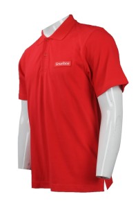 P804 訂製團體男裝短袖Polo恤 自製logo款Polo恤 男裝Polo恤製造商    紅色